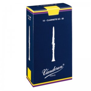 Vandoren Traditional Bb Clarinet Reeds, (Box 10) Strength 2